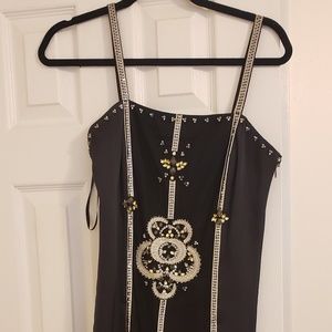 Black beaded dress